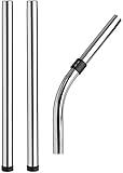 Utiz 2548037 für NUMATIC Stab-Set Staubsauger Stange Hoover Rohr Verlängerungsrohre 32 mm Chrom Werkzeuge für Numatic Henry Hetty