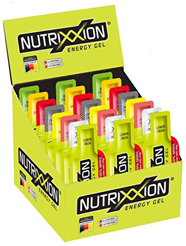 Nutrixxion ENERGIE GEL mit BCAA, Vitaminen & Mineralien Set 24er Set, Geschmack gemischt