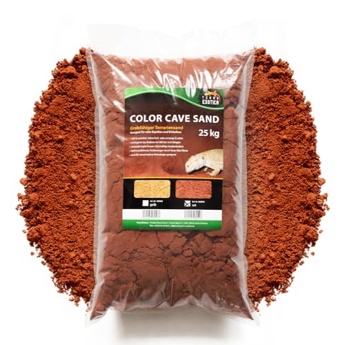 Terrariensand "Color Cave Sand" rot 25Kg