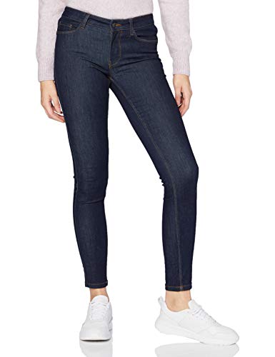 VERO MODA Damen Vmseven NW S Shape UP VI500 NOOS Slim Jeans, Blau (Dark Blue Denim), 34/L30 (Herstellergröße: XS)