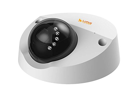 Lupus-Electronics 13311 LE339HD Überwachungskamera, Domekamera, HDTV, HDCVI kompatibel, schlagfest, Nachtsicht, erschütterungsgeschützt, 1080p, FullHD, 2MP, Weiß