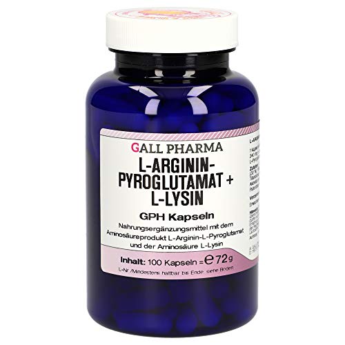 Gall Pharma L-Argininpyroglutamat plus L-Lysin GPH Kapseln, 1er Pack (1 x 72 g)