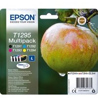 Epson T1295 Tintenpatrone Multipack - Schwarz, Gelb, Cyan, Magenta