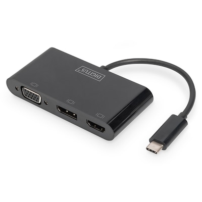 USB-CTM 3in1 Triple Monitor Adapter (HDMI, DP, VGA)
