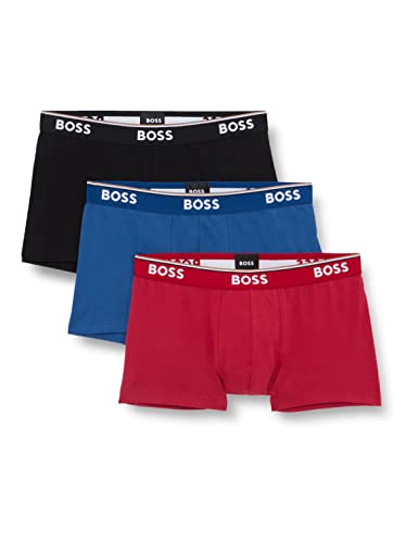 BOSS Hugo Herren Boxershorts Unterhosen Boxer Brief 50325404 6er Pack, Farbe:Mehrfarbig;Wäschegröße:L;Artikel:-999 Black/Grey/White