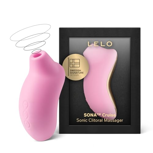 LELO SONA Cruise, Sonic-Klitoris-Massagegerät mit Geschwindigkeitsregler für noch mehr Vergnügen, komplett wasserdichter und wiederaufladbarer Klitorisstimulator, Pink
