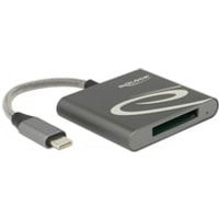 DeLOCK USB-C Card Reader XQD 2.0 Kartenleser, anthrazit, USB-C 3.2 (5 Gbit/s)