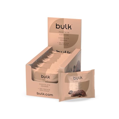 BULK POWDERS Protein Cookie, Kekse, Schoko-Orange, 12 Stück