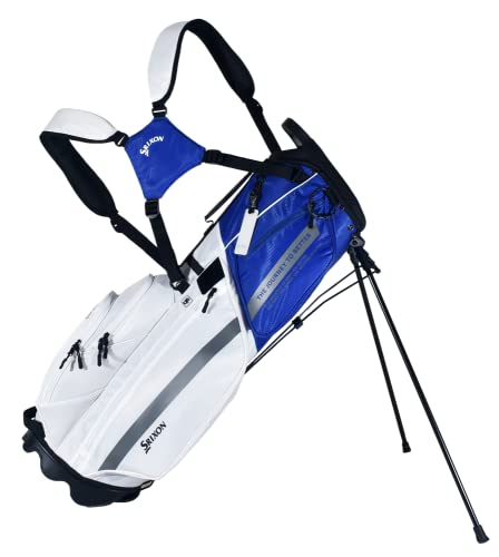 Srixon – Lifestyle Stand Golf Bag – 4 Schlägerteiler – 4 Reißverschlusstaschen, darunter eine große isolierte Tasche – Griff Oben – Zwei Tragegurte – Inklusive Regenhaube