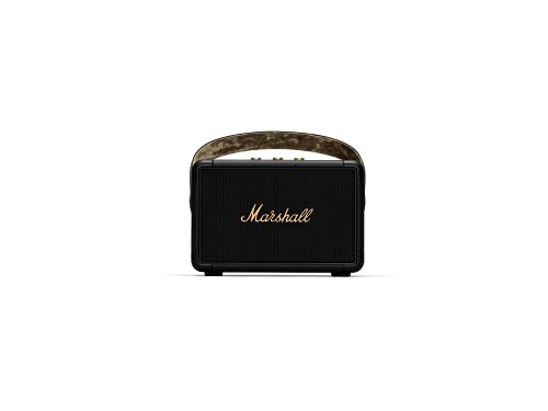 Marshall Kilburn II Tragbarer Lautsprecher, Schwarz/Messing