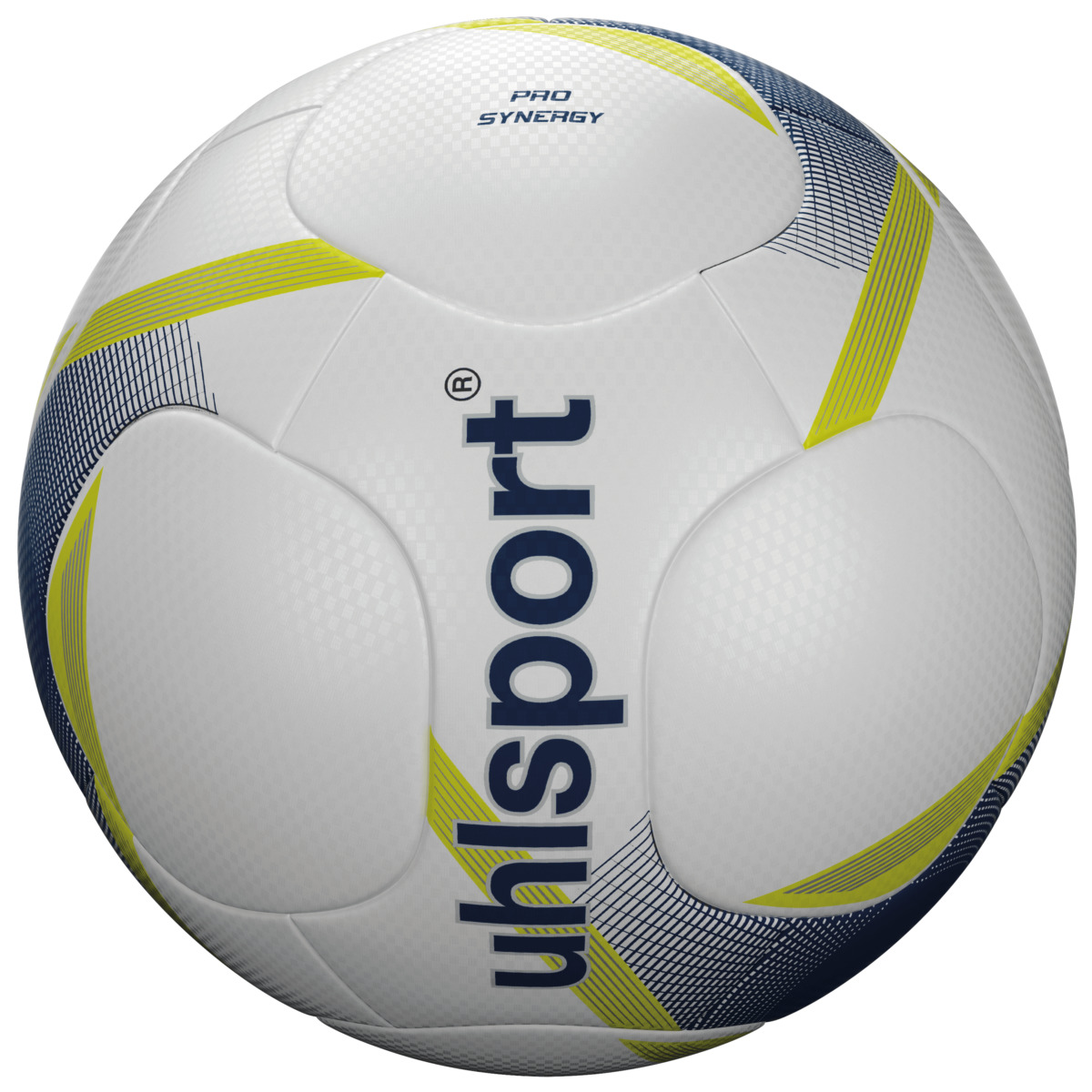 uhlsport 9 Soccer PRO Synergy Fussbälle 100166801 mit Ballnetz, Farbe:Weiss