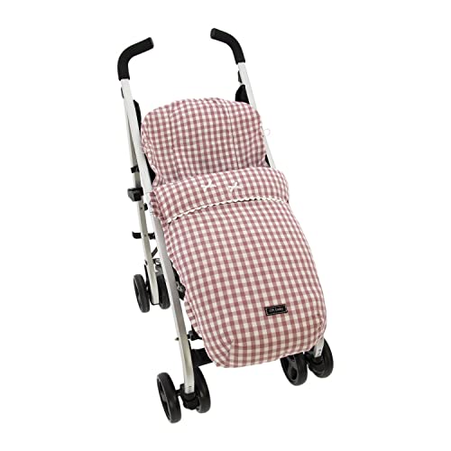 Leichter Fußsack für Kinderwagen von Rosy Quellen, für den Sommer, kleiner Stuhl, mit perfekter Passform ausgestattet, 0 Rosa