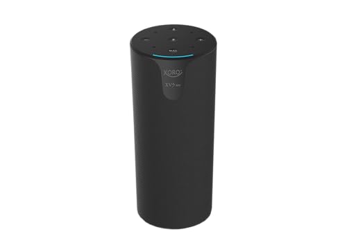Xoro XVS 100 WiFi+Bluetooth-Lautsprecher (mit Alexa Assistant, Music Streaming, 2X 10W, WLAN, BT 4.0, Line-IN, eingebauter Akku 2200mAh) schwarz