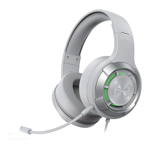 Edifier Hecate G30 II Wired Gaming Headset, 7.1 Virtual Surround Sound Gaming Kopfhörer mit abnehmbarem Mikrofon zur Geräuschunterdrückung für PC/MAC/PS4/PS5, RGB Beleuchtung