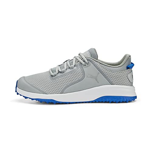 PUMA Herren Fusion Grip Golfschuh, Team Royal flach Light Grey, 39 EU