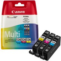 Canon CLI 526 Multipack - Tintenbehälter - 1 x Gelb, Cyan, Magenta (4541B009)