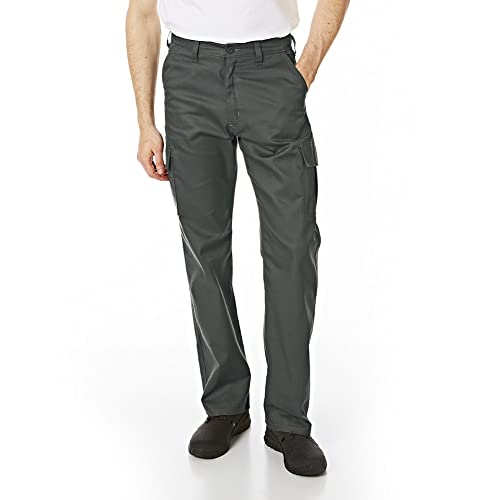 Lee Cooper Herren Cargo Trouser Hose, grau, W36/L33 (Long)