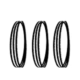 3 Stück 2360 mm / (6 mm 12 mm 15 mm) / 0,5 mm / (4 T 6 T) Bandsägeblatt for Bandsäge BASA 3 (Size : 2360x6x0.5mm 6T)