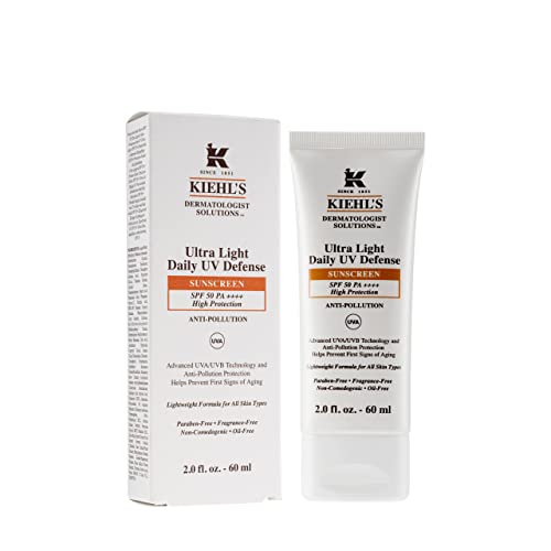 Kiehl's Ultra Light Daily UV Defense SPF 50 with Pollution Sonnencreme, 60 ml