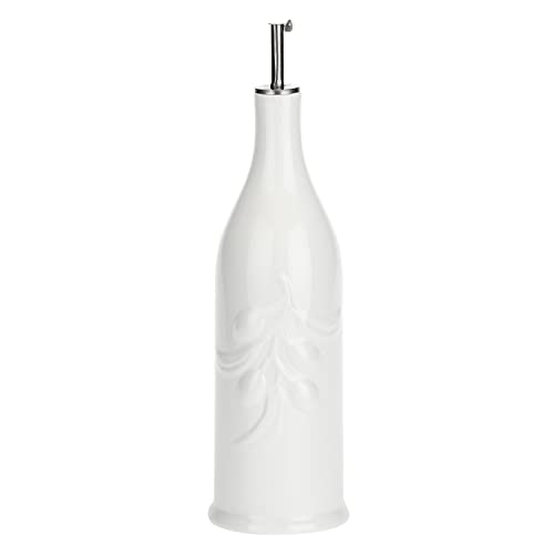 la Porcellana "Menage Zylindrische Öl Flasche, Weiß, 1 Liter