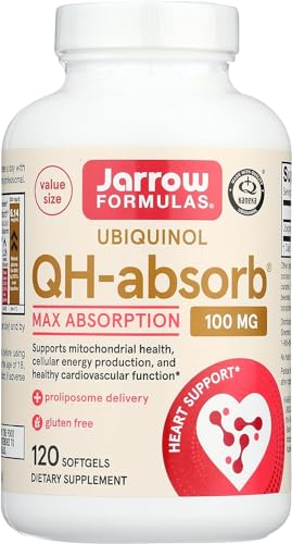 QH-Absorb 100mg Max Absorption - CoQ10 Ubiquinol - Bis zu 120 Portionen (Softgels) - Unterstützt Mitochondriale Gesundheit, Zelluläre Energieproduktion & Gesunde Herz-Kreislauf-Funktion