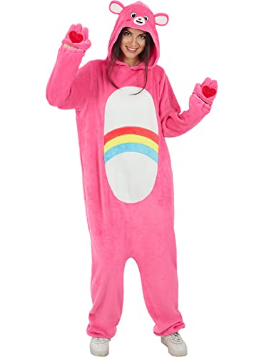 Funidelia | Hurrabärchi Kostüm Glücksbärchis für Herren und Damen Care Bears, Bär - Kostüm für Erwachsene & Verkleidung für Partys, Karneval & Halloween - Größe L - XL - Rosa