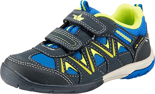 Lico Unisex-Kinder KOLIBRI V H Sneaker, Blau/Marine/Lemon, 28 EU