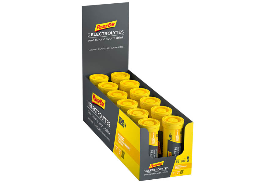 PowerBar 5 Electrolytes Mango-Passionfruit 12x10Tabs - Brausetabletten mit 5 Elektrolyten