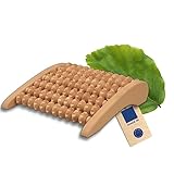 Holzfußmassagegerät | Relax Entspannungsrolle | Fußreflexzonen-Plattform zur Verbesserung der Fußzirkulation Fuß Fasciitis Fußschmerzen | Maderotherapie | Anti-Stress-Massage-Roller für Haus und Büro