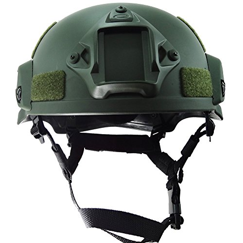 Will Outdoor Taktischer Helm Mich 2000 Helm, mit NVG-Halterung und Seitenschienen, Airsoft Paintball Shooting CS Game