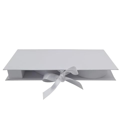 Weihnachtsgeschenkboxen Süße Verpackung Karton Briefförmige Geschenkbox for Blumenerdbeere (Color : White, Size : 48x22x5.5cm)