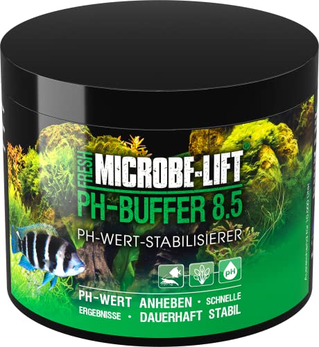 MICROBE-LIFT pH-Buffer 8,5 - pH-Stabilisierer für jedes Süßwasser Aquarium, zum festsetzen des ph-Werts bei 8,5, schnell, sicher und nachhaltig, hervorragend geeignet für viele Barsche und Lebendgebärende, 500g