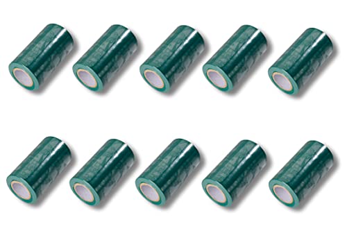 10 Rollen AGRIplus Silofolienklebeband/Reparaturklebeband - Zum Abdichten von Löchern und Risse - 100 mm Breite - 10 m Länge -Grün