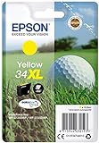 Epson Original 34 Tinte Golfball (WF-3720DWF, WF-3725DWF), gelb, XL
