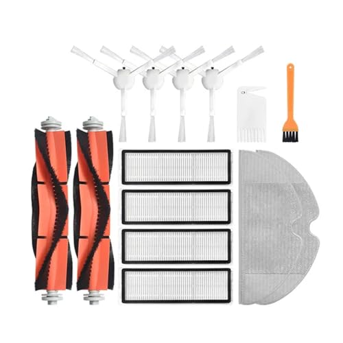 MINGD Hochwertiges Seitenbürsten-HEPA-Filter-Hauptbürsten-Mopp-Set for 1C STYTJ01ZHM 1T und STYTJ02ZHM Staubsaugerteile (Color : for 1C-01)