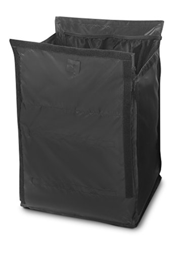Rubbermaid Commercial Products 1902703 Quick Cart Replacement Liner (Small, Pack of 6) Black