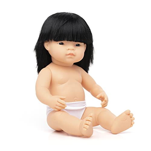 Babypuppe asiatisches Mädchen 38cm-31056