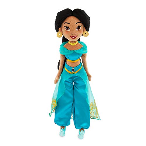 Disney Store Stoffpuppe Prinzessin Jasmin, Aladdin, 48 cm / 18", mit schickem Anzug und Haarband, für alle Altersstufen geeignet