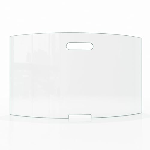 glasshop24 bijon® Kamin Ofen Glas Funkenschutzgitter Funkenschutz Schutzgitter | 75x50x16cm (BxHxT)