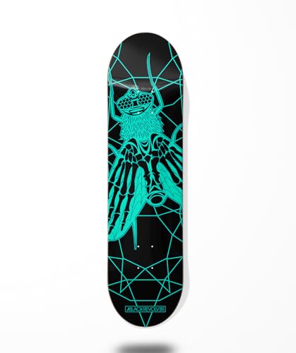 Skateboard Skateboard Deck Board Black Revolver Fly Black Turquoise 8.6