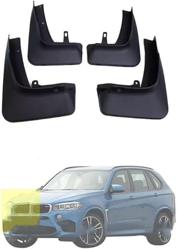 Für BMW X5M F15 2014-2018,Auto Schmutzfänger Vordere Hintere Kotflügel Spritzklappen Kotflügel Stoßfestigkeit Vollschutz ZubehöR