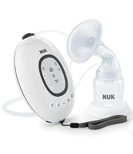 NUK First Choice+ elektrische Milchpumpe, LCD-Display und Memory Funktion, inkl. Muttermilchbehälter, 150 ml