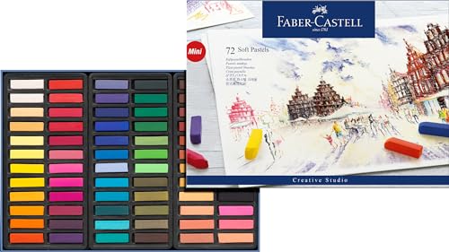 Faber-Castell 128272 - Softpastellkreide STUDIO QUALITY mini, 72er Etui