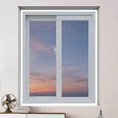 BASHI Aufgerüstete Fliegengitternetze Effizientes und transparentes Fenstergitter Fensterschutz für Katzen Hausfensternetz für Fensterflügel