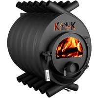 Warmluftofen Kanuk® Original 22 kW (Seitenverkleidung Brick, Untergestell Base)