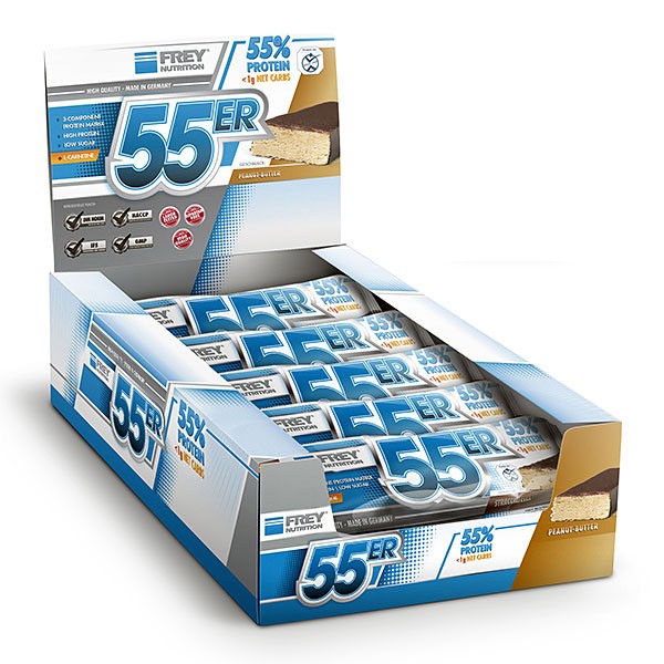 Frey Nutrition 55er Proteinriegel Schoko-Crisp, 1er Pack (1 x 1 kg)