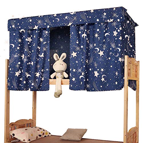 Unbekannt Heidi Galaxy Star Bed Canopy Single Sleeper Bunk Bed Curtain Student Dormitory Blackout Cloth Mosquito Nets Bedding Tent