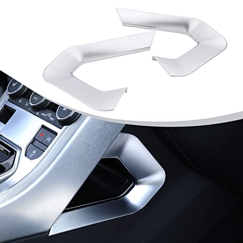 Autozubehör Mitteldekoration U-Form Rahmen Verkleidung ABS matt silber für Rangerover Evoque 2012–2017