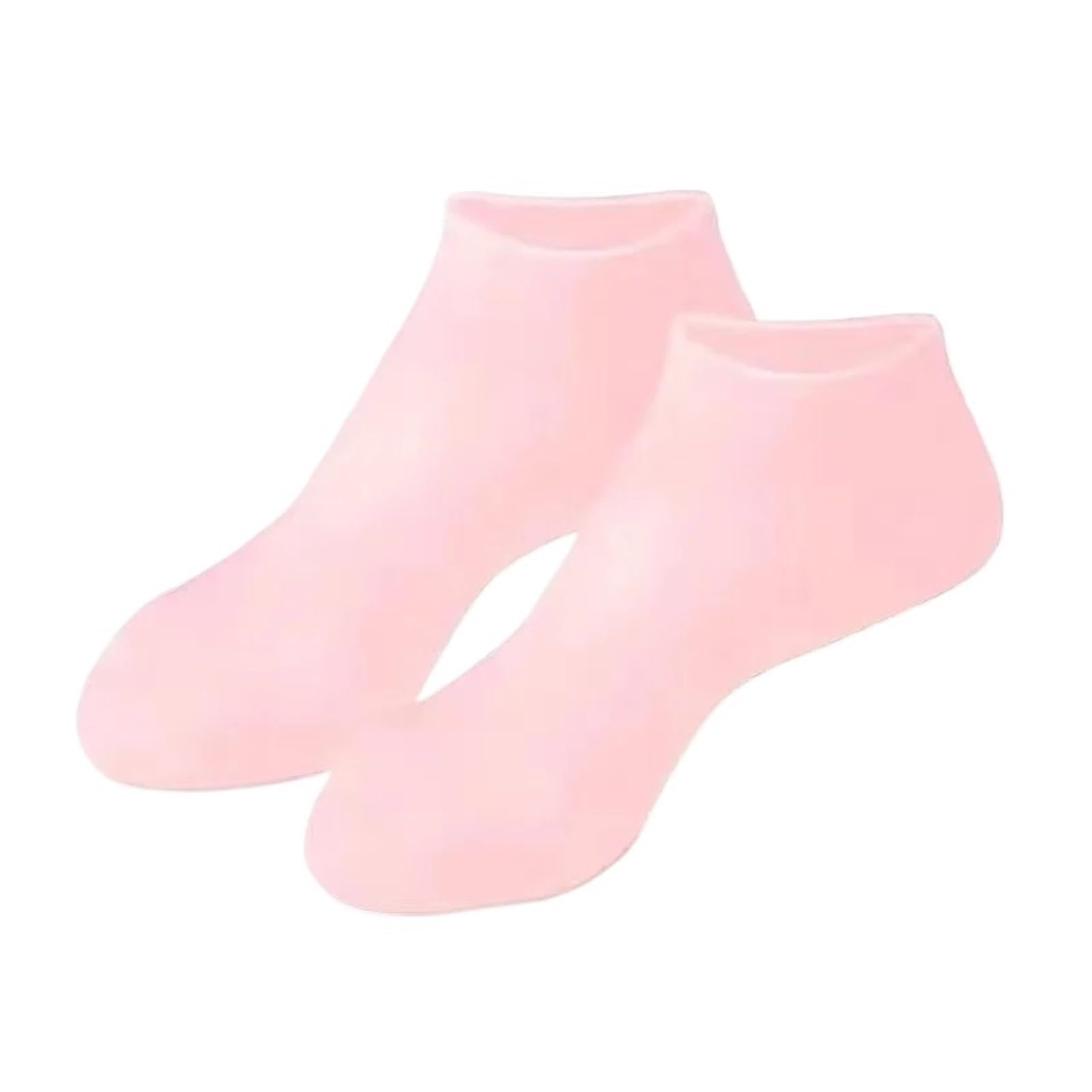 1 paar Silikon Fußpflege Socken Anti Rissbildung Feuchtigkeitsspendende Gel Socken Rissige Abgestorbene Haut Schutz Pediküre Werkzeuge (Color : Pink, Size : A)