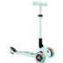 Globber Junior Scooter Fantasy – Mint Tribal – Kinder 3-Rad-Roller für Kinder ab 2 Jahren – klappbar mit verstellbaren Griffen – LED-Räder